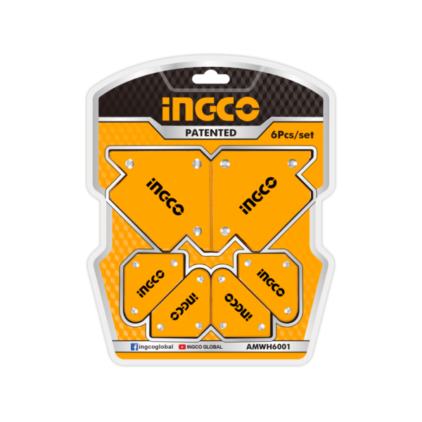Jogo De Nivel Magnetico Para Soldador C/6pc Ingco AMWH6001