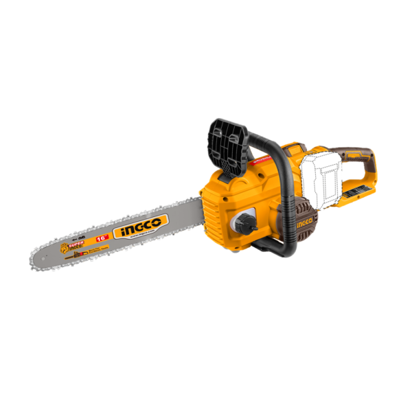 Motosserra Brushless 16" À Bateria 20v Ingco (Não Acompanha Bateria) CGSLI40168