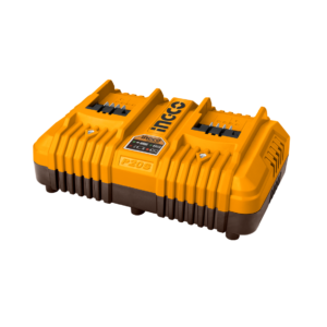 Carregador De Bateria Duplo 4.0 Ah Inteligente Íon-Lítio 20v Bivolt Ingco FCLI2034-9