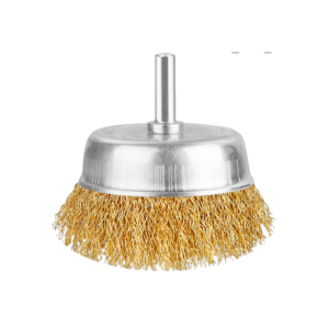 Escova De Aço Tipo Copo Ondulada 3" Haste 1/4 Ingco WB30751