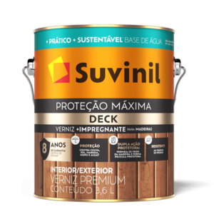 Verniz Suvinil Proteção Máxima Deck Brilhante 3,6L