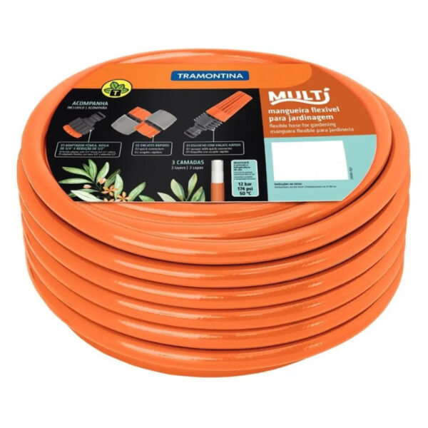 Mangueira Flexível para Jardim Multi 10/15/20/30m Tramontina