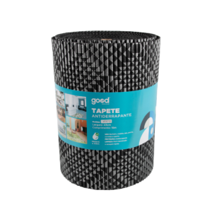 Tapete Antiderrapante Clássico Cinza GD-779 Good