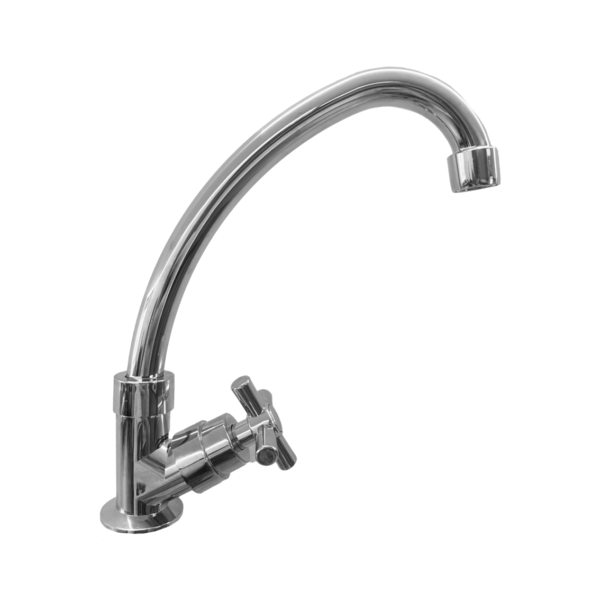Torneira Cozinha Bancada Cross ABS 1/4"V GD2020C Cromada Good