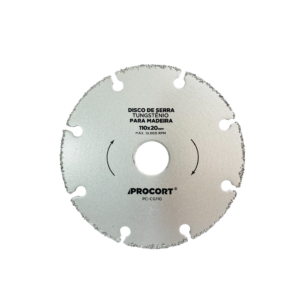 Disco Corte de Madeira Tungstênio 110mm X 20mm Procort