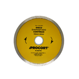 Disco Diamantado Continuo 110mm X 20mm Procort