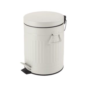Lixeira Aço Inox Vintage Ivory 5L Good