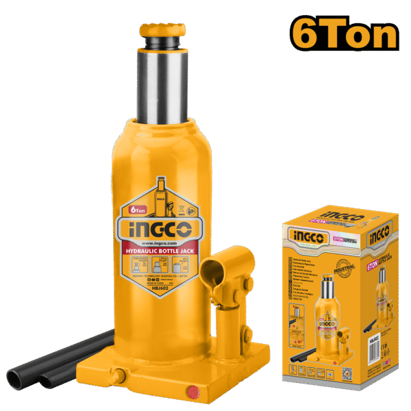 MACACO HIDRÁULICO TIPO GARRAFA 6TON INGCO HBJ602