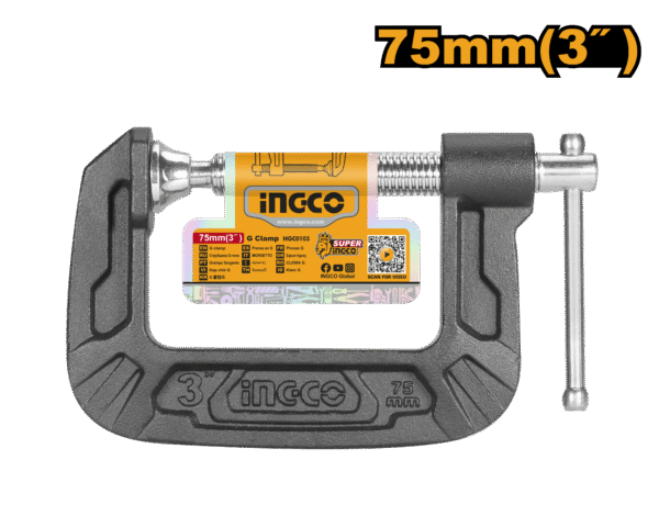 GRAMPO TIPO C 75MM INGCO HGC0103