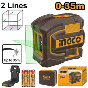 NÍVEL A LASER VERDE 35 METROS INGCO HLL156601