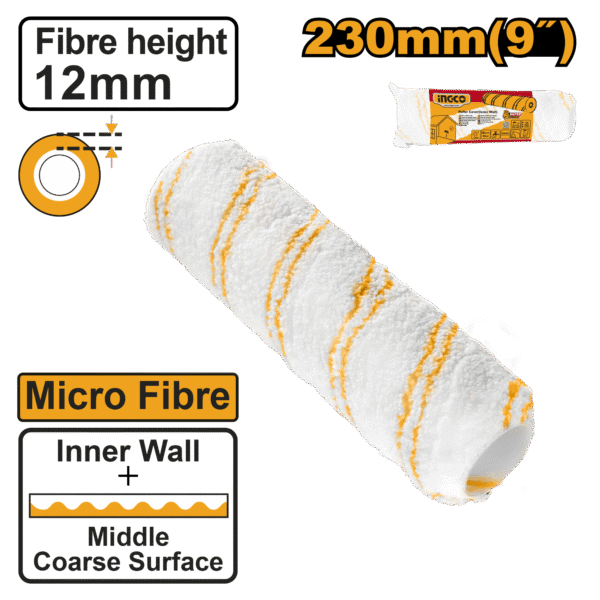 ROLO DE MICRO FIBRA 12MMX23CM HRC3323012