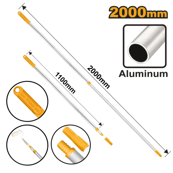 PROLONGADOR P/ROLO PINTURA 2,0M INGCO HRCEP0201