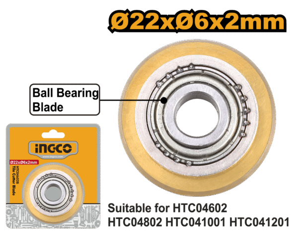 RODEL 22X6X2MM P/ MAQUINA DE CORTAR PISO INGCO HTC04602B