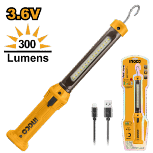 LÂMPADA DE TRABALHO LED 3,6B 300 LUMENS INGCO HWLI35261