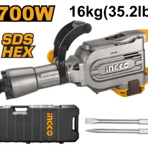 MARTELO DEMOLIDOR 1700W 16KG 220V INGCO PDB17008-9