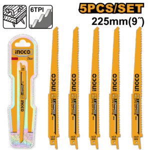 JOGO DE LÂMINAS PARA SERRA SABRE PARA MADEIRA 225MM COM 4PC INGCO RSB1111DF