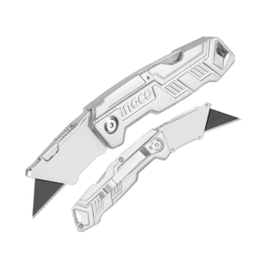 Estilete Trapezoidal Dobrável em Alumínio Lamina 61mmX19mm Ingco HUK6236