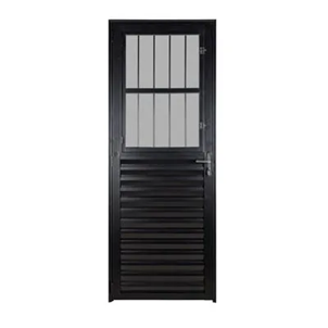 RELI- PORTA FIT PRETA VENEZIANA E POSTIGO VMB 210X080 DIREITA