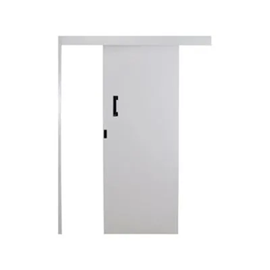 MGM- KIT PORTA DE CORRER SOBREPOR BATENTE BRANCO D ALIZAR SUPERIOR 10 CM LATERAL 5 CM 215 X 80 CM
