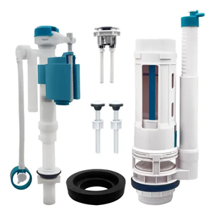 GOOD- KIT COMPLETO MECANISMO P/CX ACOPL CONV ACIONAMENTO DUPLO EM ABS CROMADO