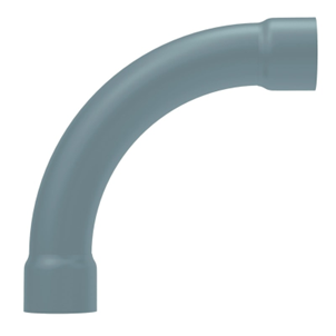 INPOL CINZA- CURVA 90° C/BOLSA 3/4