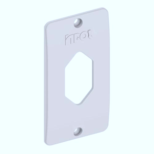 INPOL BRANCO- TAMPA TOMADA HEXAG VERT 3/4