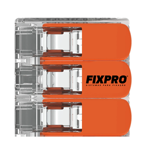 FIXPRO- CONECTOR ELETRICO TRANSP 3 POLOS FP-CE413