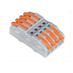 FIXPRO- CONECTOR ELETRICO CINZA 4 VIAS FP-CE222