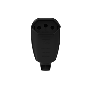 ENERBRAS- TOMADA MOVEL PRETO 90 2P+T 20A CONNECT