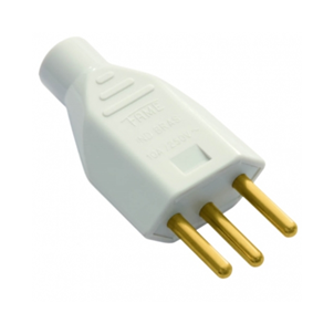 ENERBRAS- TOMADA MOVEL CINZA 180 2P+T 10A CONNECT