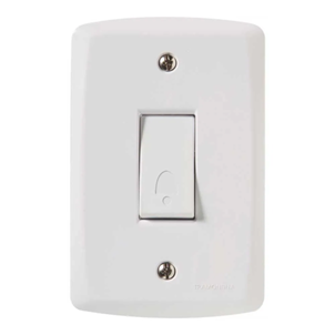 TRAMONTINA- PULSADOR CAMPAINHA 10A/250V BRANCO