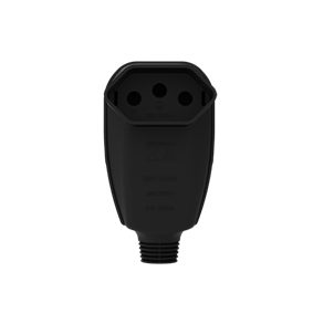 ENERBRAS- TOMADA MOVEL PRETO 90 2P+T 20A CONNECT