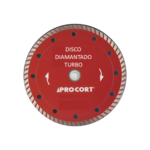 PROCORT- DISCO DIAM 350X25.4MM SEGMENTADO CONCRETO/ASFALTO