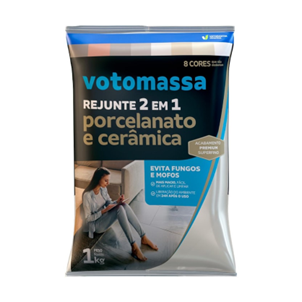REJ 2X1 VOTORAN 1KG - BEGE / BRANCO / CINZA ESCURO / CINZA PLATINA / CORDA / GRAFITE / MARROM / PRETO