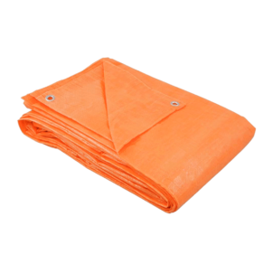 LONA POLIETILENO 4X4M LARANJA 200 MICRAS BISAO