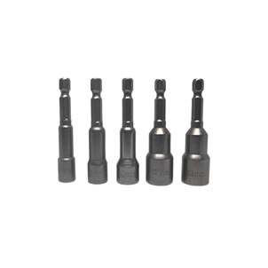 PROCORT- JOGO SOQUETES MAG CRV ENC SEXT 1/4'' C/05 PCS 1/4'' 5/16'' 3/8'' 7/16'' E 1/2''