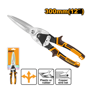INGCO- TESOURA AVIACAO LOGA RETA 12''