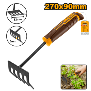 INGCO- MINI RASTELO DE JARDIM 90X270MM - HFTR1008