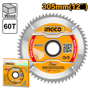 INGCO- DISCO DE SERRA ESQUADRIA P/MADEIRA 305MMX60D - TSB130523