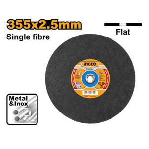 INGCO- DISCO DE CORTE PARA METAL 14 (355X2.5X25 4MM) - MCD253551