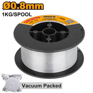 INGCO- ARAME SOLDA MIG 0.8MM CARRETEL PLAST 1KG - EWSFC081001