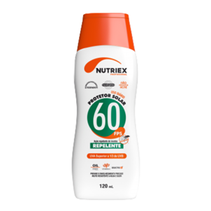 Protetor Solar FPS60 c/ Repelenre 120ml Nutriex