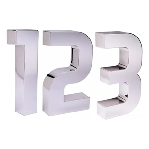 Numero Residencial Quadrado 3D Good