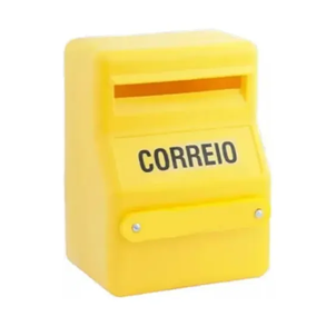 CAIXA DE CORREIO GRADE AMARELA 33x23x11 - SOMAR
