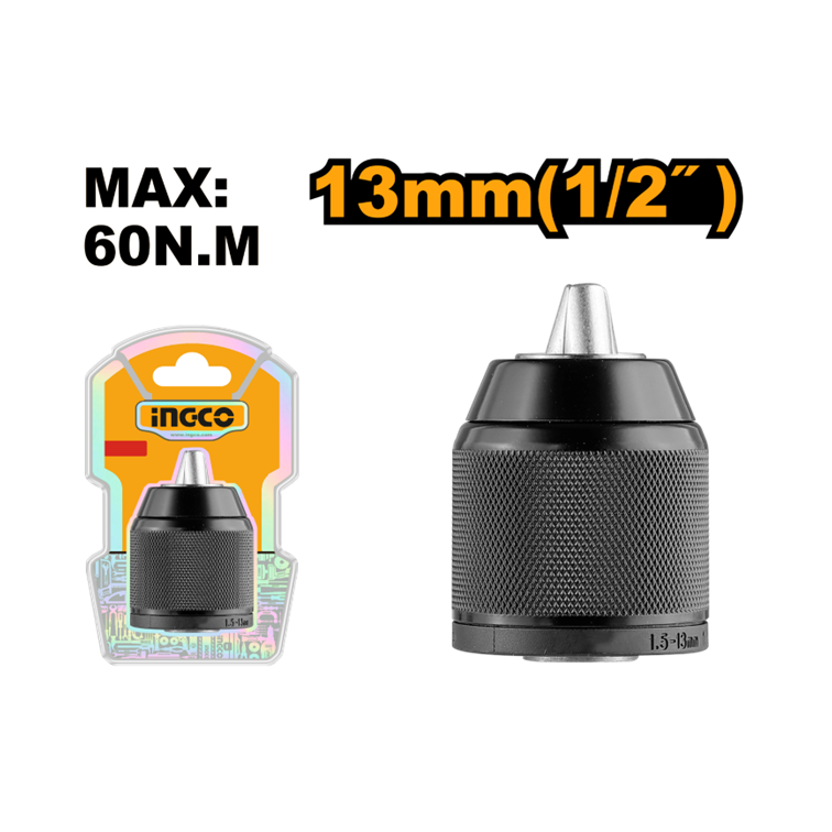 MANDRIL DE IMPACTO SEM CHAVE 13MM/1/2" INGCO KC13201