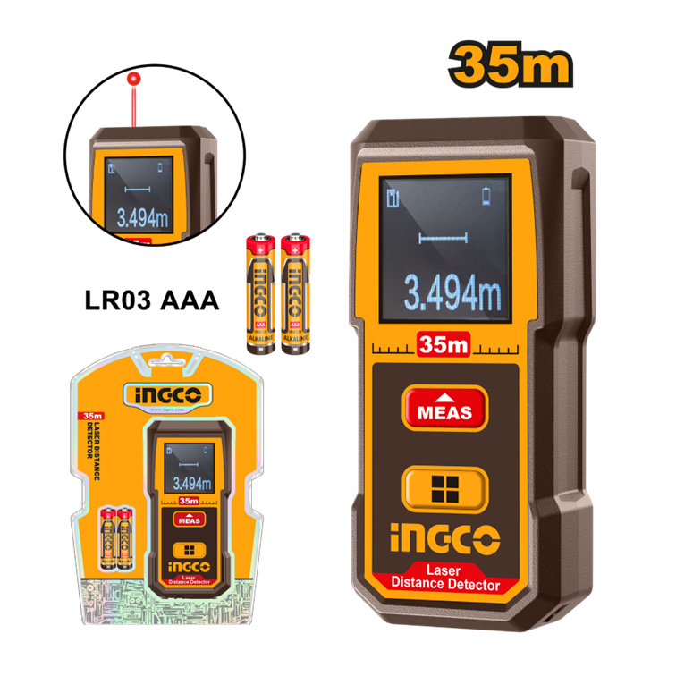 TRENA A LASER 35M INGCO HLDD0355