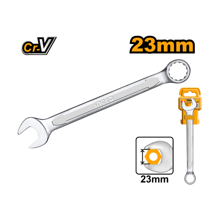 CHAVE COMBINADA CR-V 23MM INGCO HCSPA231