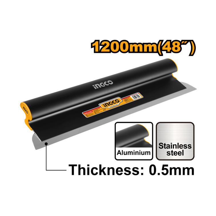 DESEMPENADEIRA ACO INOX P/MASSA CORRIDA 1200MM INGCO HSCL04801