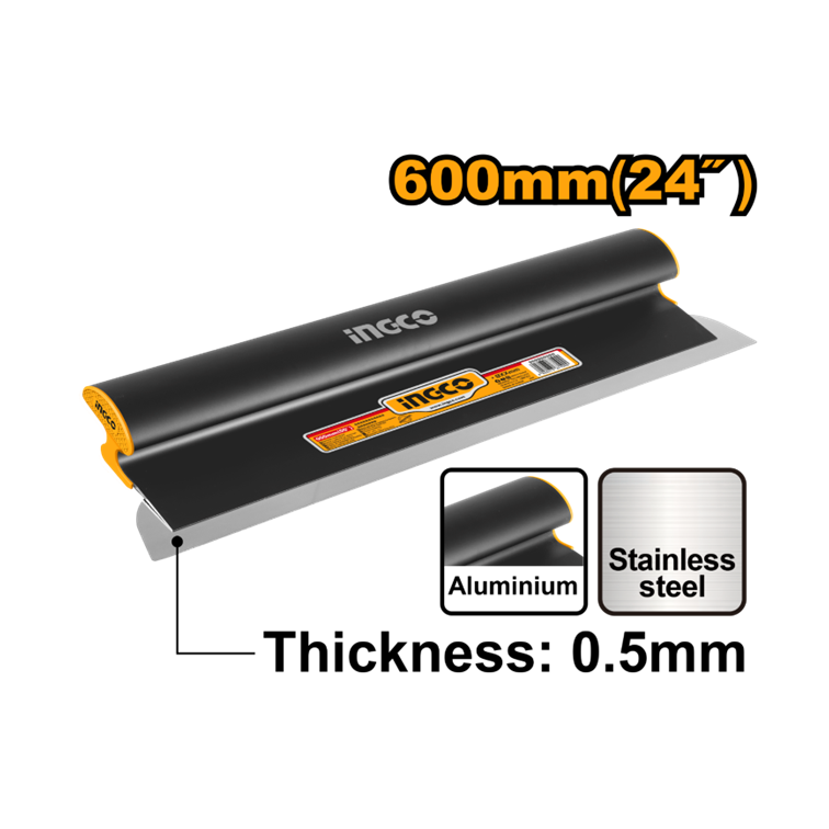 DESEMPENADEIRA ACO INOX P/MASSA CORRIDA 600MM INGCO HSCL02401