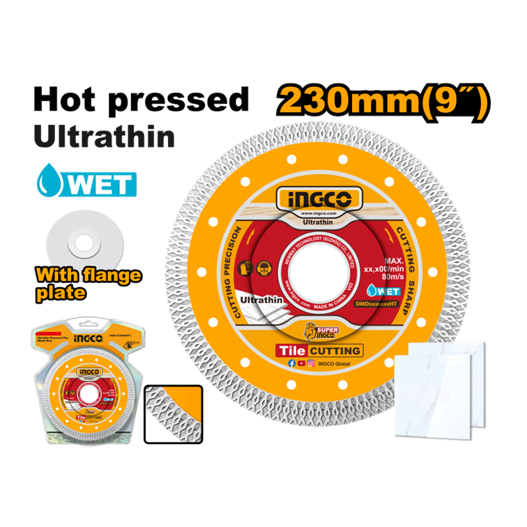 DISCO DIAMANTADO ULTRAFINO 230MM INGCO DMD082301HT